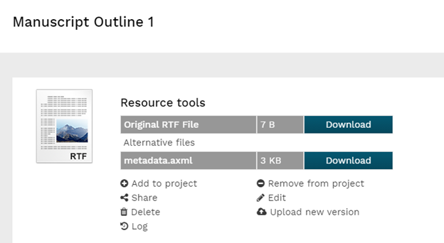 edit resource step 1